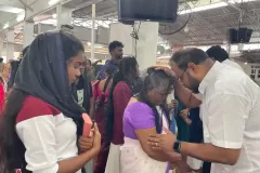 Ministering at Zion Church in Jaffna Sri Lanka